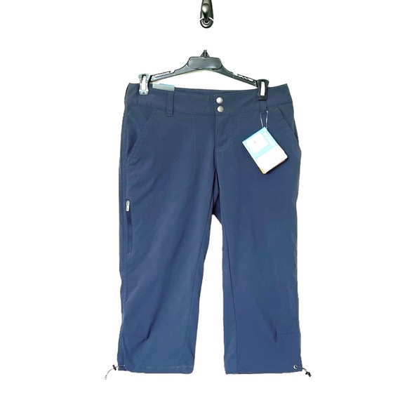 Colombia Blue Omni-Shield Advance Repellency Capri Pants Size 4 - Picture 1 of 12